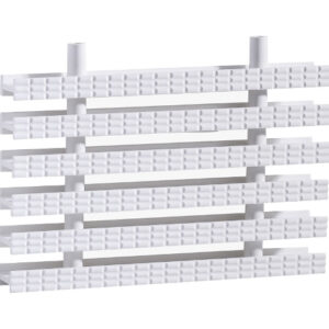 Kratka przelewowa do basenu Aquaviva Classic z połączeniem podwójnym 195x25 mm