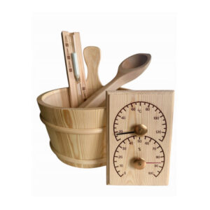 Zestaw akcesoriów do sauny Rento 4Living świerkowy